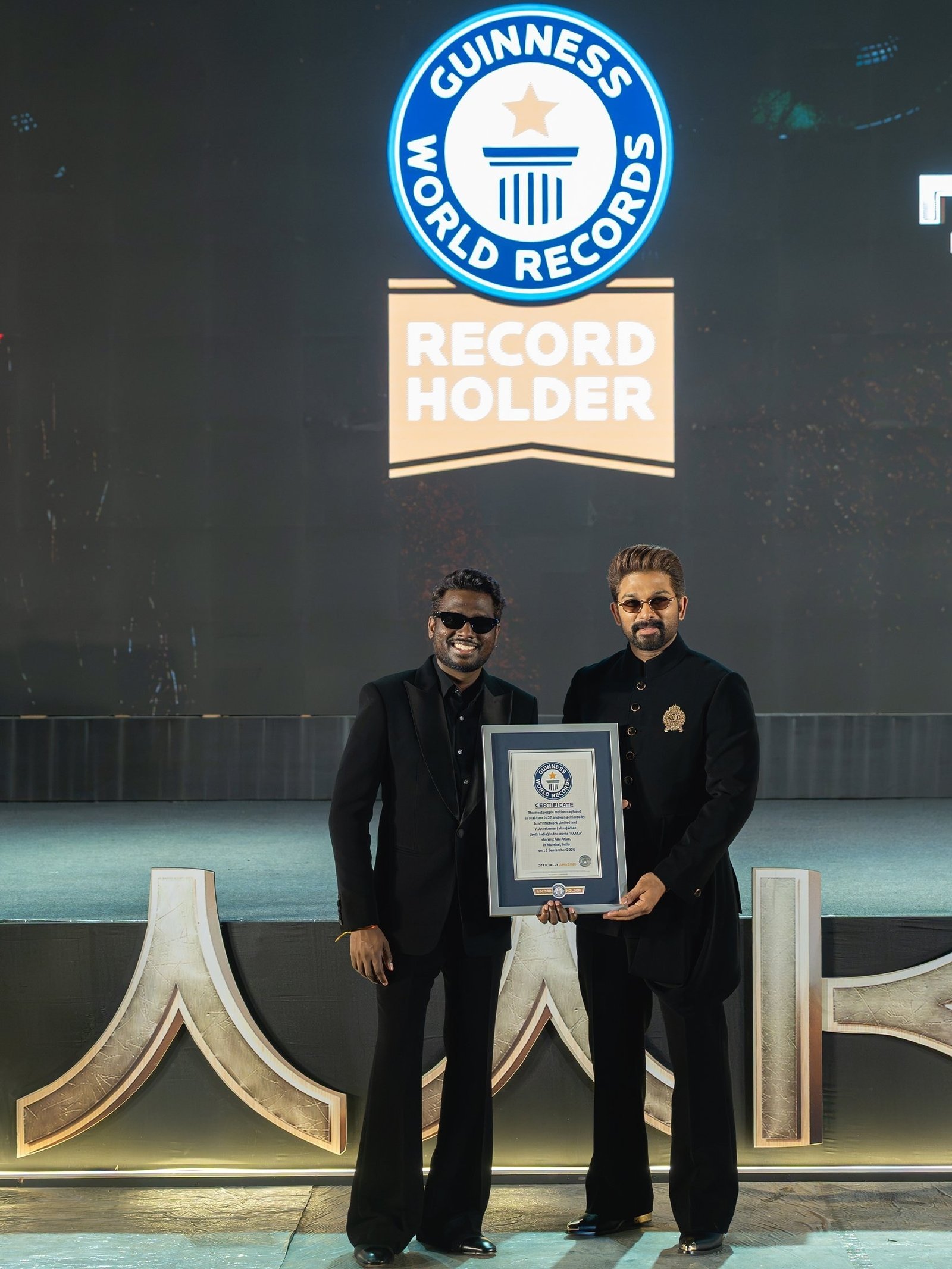 Allu Arjun and Atlee's Raaka sets Guinness World Record for using motion- capture with 37 performers simultaneously | Hindustan Times